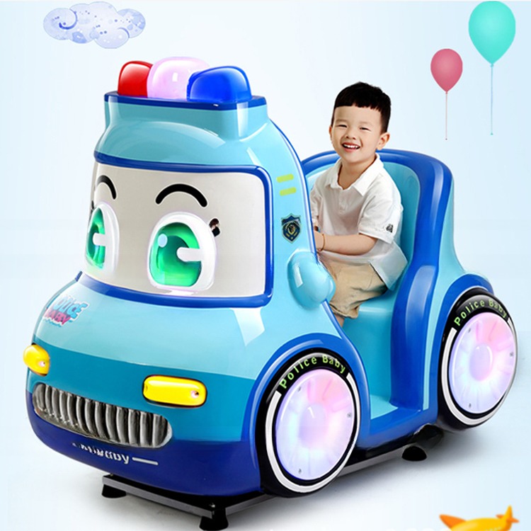 Rocking Machine Coin-operated Rocking Car Supermarket Children's Playground Commercial Electric Fiberglass Coin Pusher >3 Years