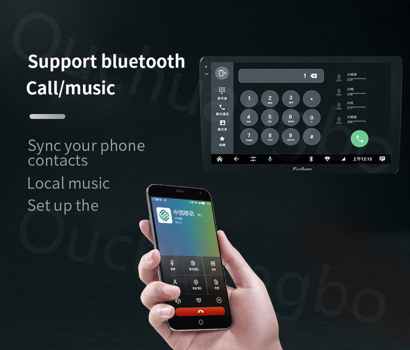 Ouchuangbo android car audio video interface upgrade original car screen for Porsche Macan 2018 -2020 android 9.0 OS