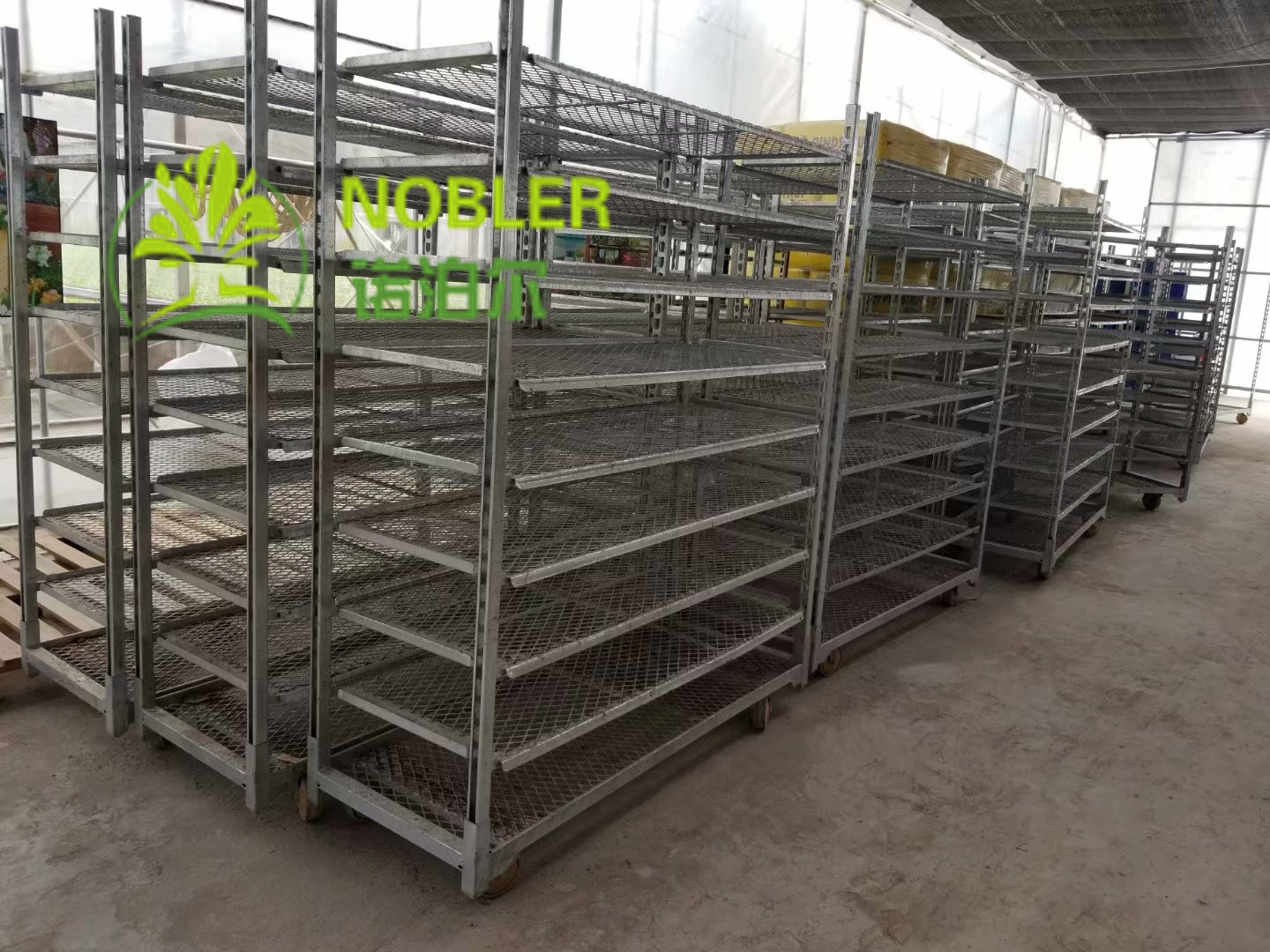 1350*565*1900mm 500kgs Transporting Dutch Flower Trolley