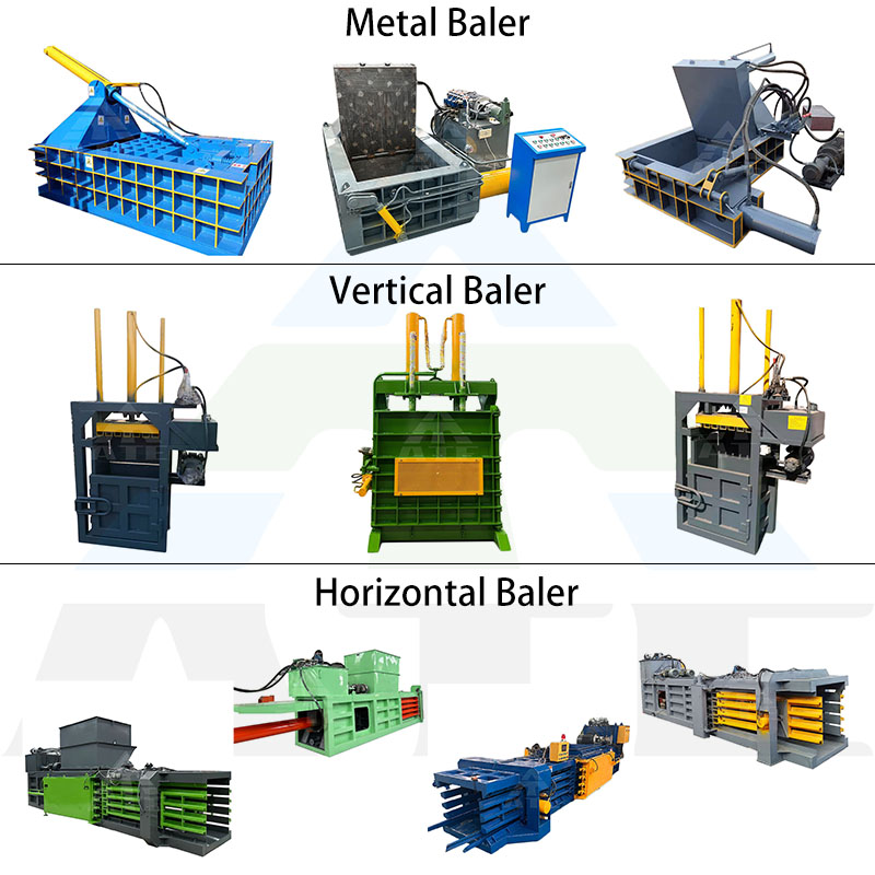 80T 100T 120T 150T Hydraulic Cardboard Baler Cardboard Bale Press