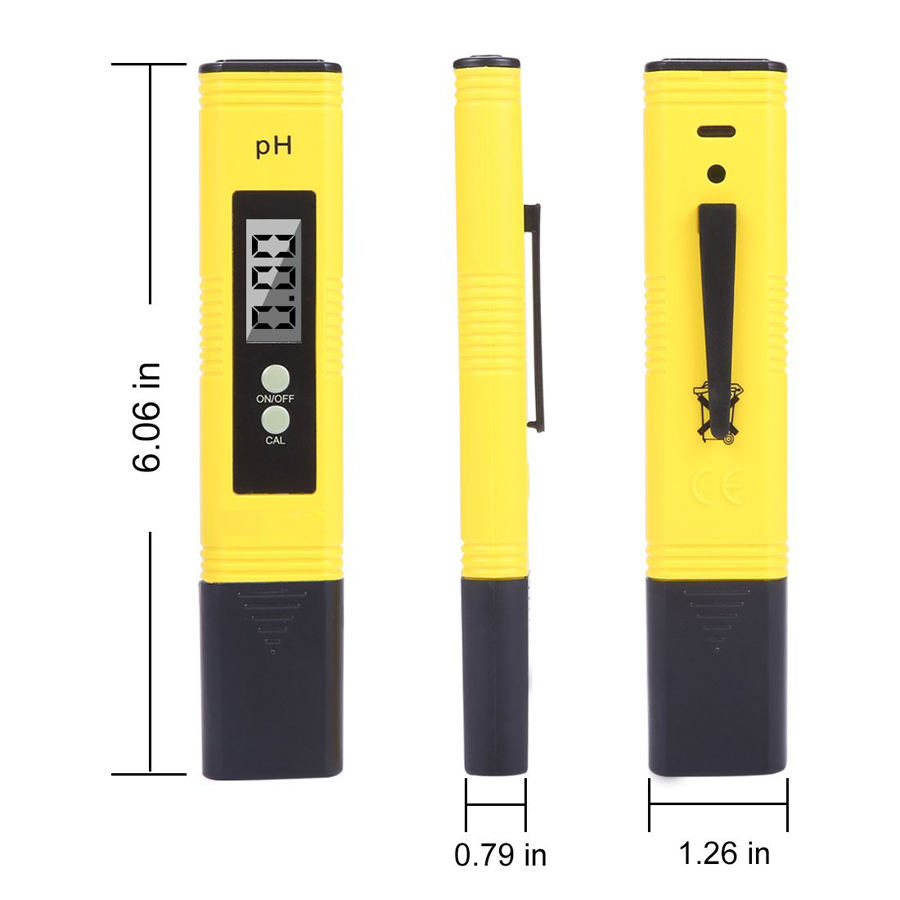 Acidity Water pH Meter for Home School Laboratory Professional Digital Pen Type Tester