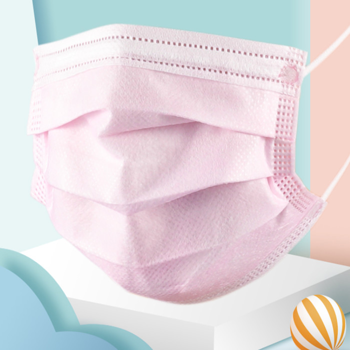 Blue Surgical Kids Medical Face Mask Disposable with Elastic Earloop