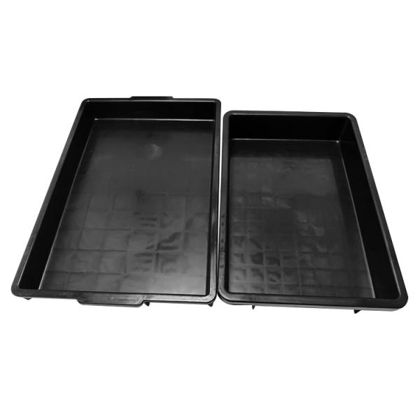 ESD PCB Tray Thicken PP Plastic Antistatic Storage Trays Black ESD Packing