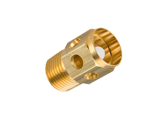 ISO Approval Micro Machining Plating Brass Turned Parts