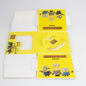 Recyclable Cupcake Packaging Boxes Custom Logo Handling Animated Cake Box