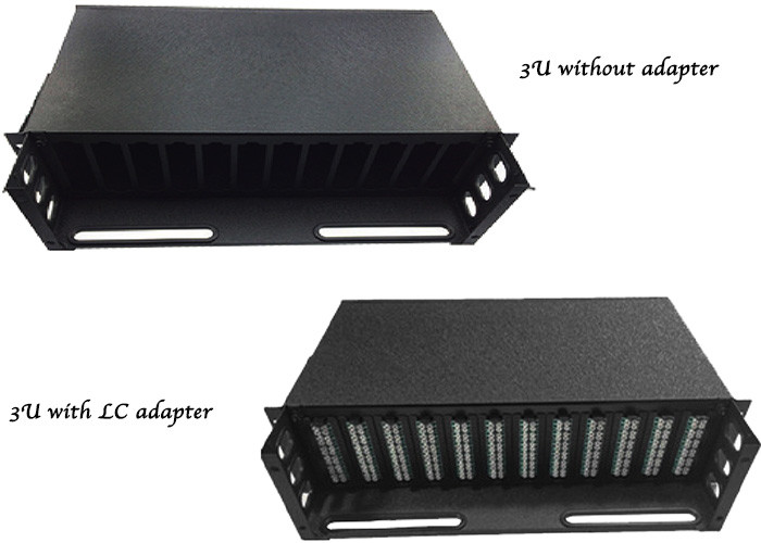 Light Weight 1xN MPO MTP Patch Cord With 3U 19 Inch Patch Panel Rack Mount