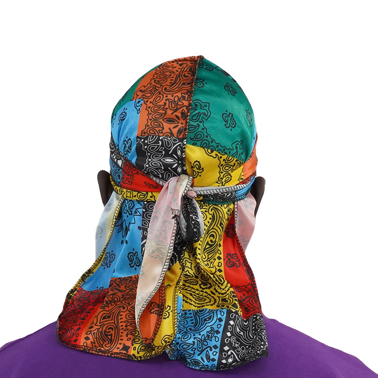 Customize Logo Hairband Design Durag Cap