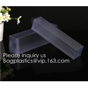 pvc box Clear PVC box with foil stamping Alternatives to acrylic box pvc box