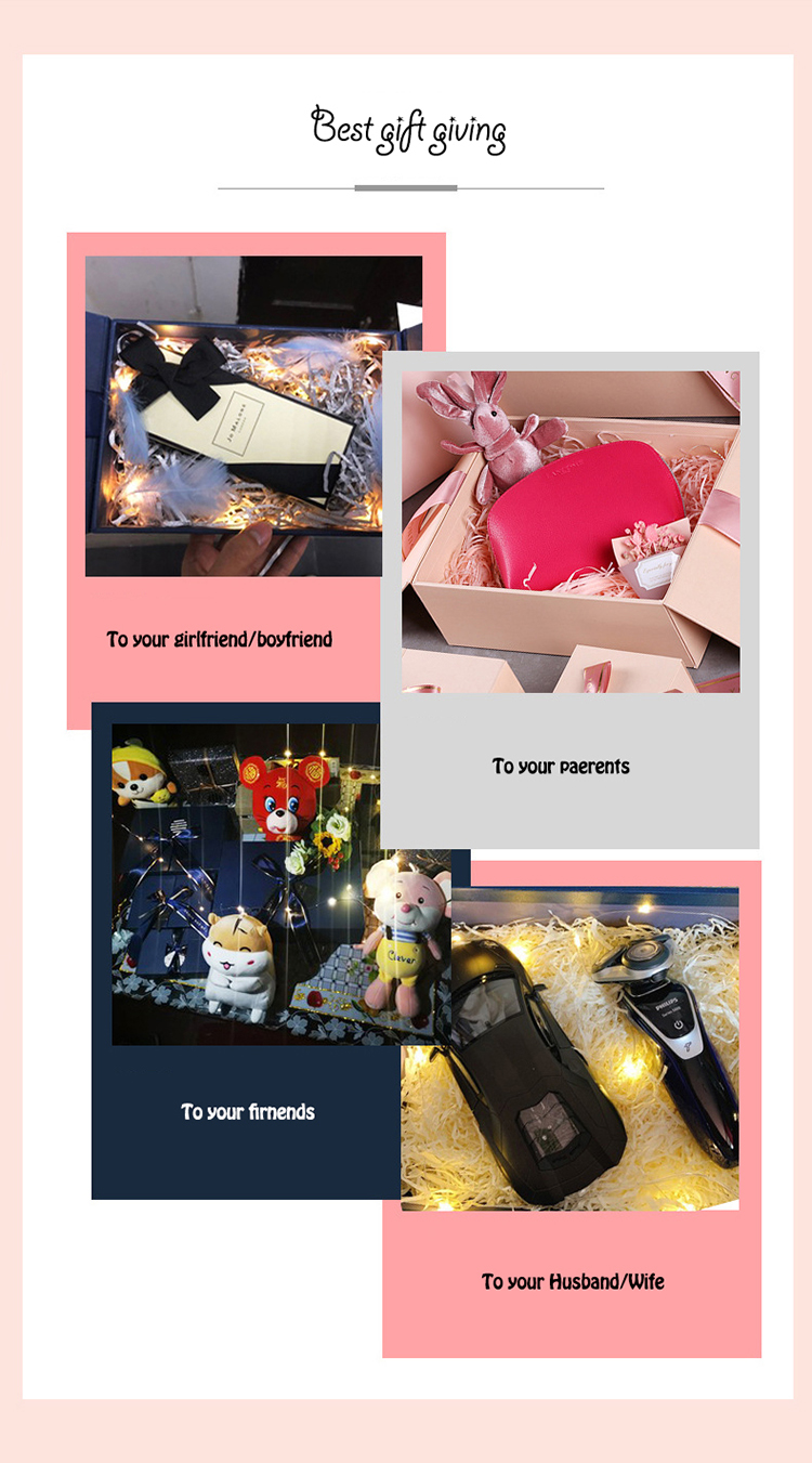 ODM Christmas Valentines Day Chocolate Gift Packaging Boxes With Bags Ribbons