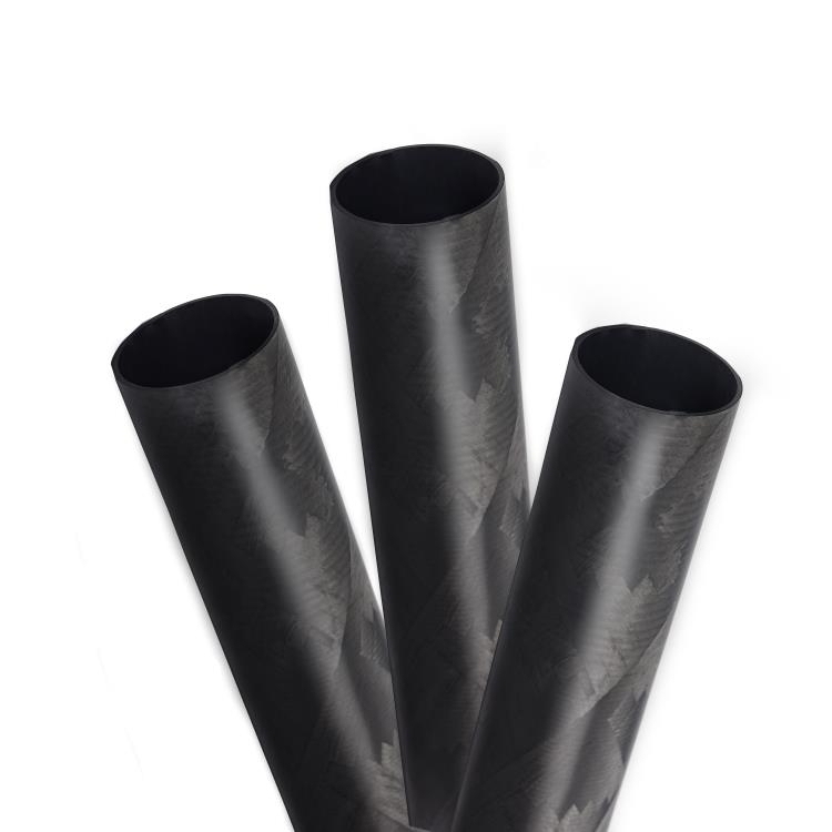 Customer's Requirement Carbon Fiber Tube Filament Winding with Customized Thickness