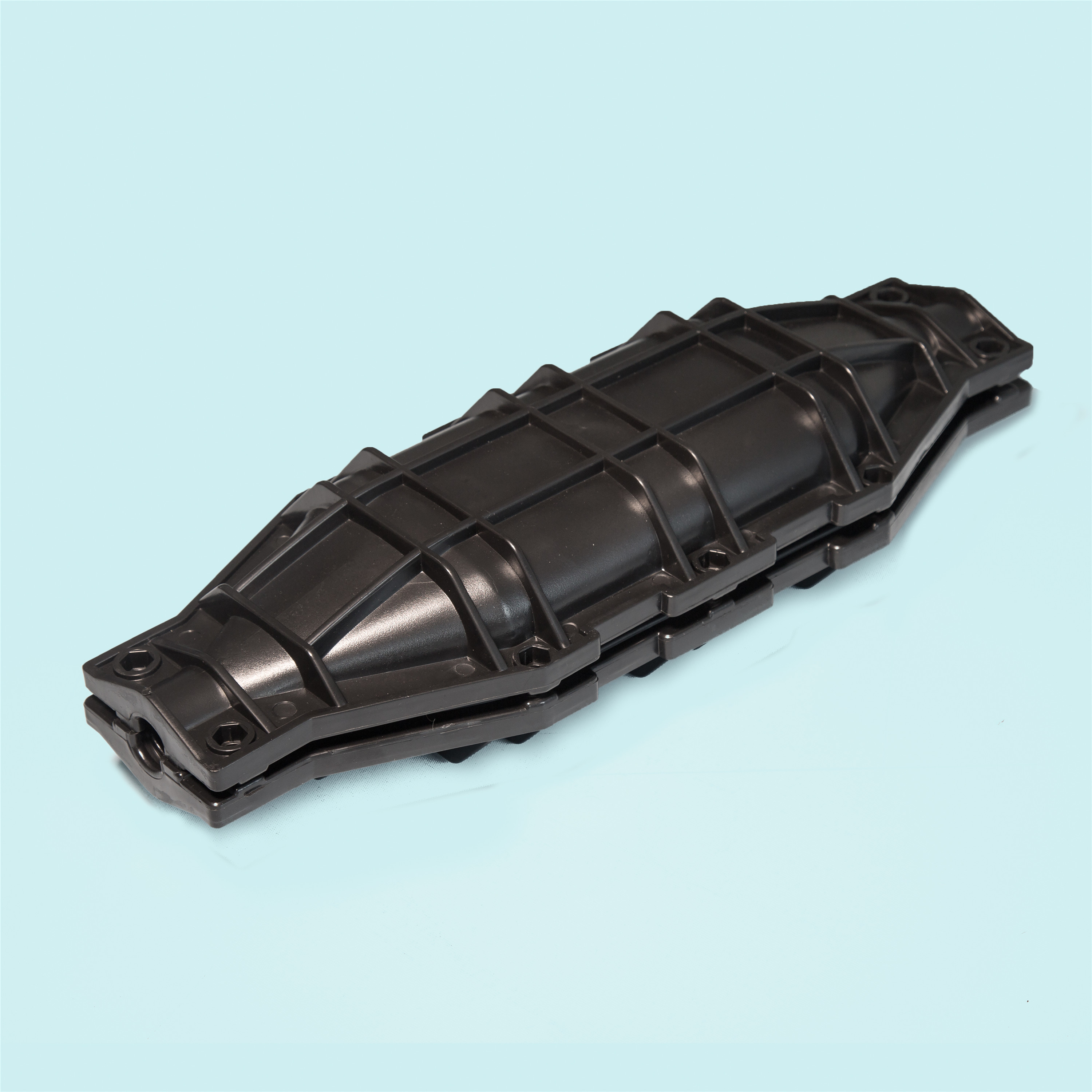 High Mechanical Intensity Optical Fiber Joint Closure 1 In 1 Out 10-23mm Cable Diameter
