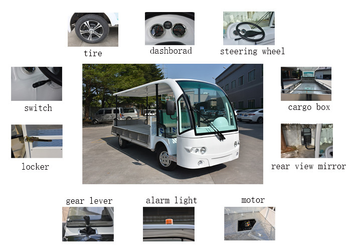 Custom Road Legal Electric Utility Vehicles With 1500Kg Payload High Service Life