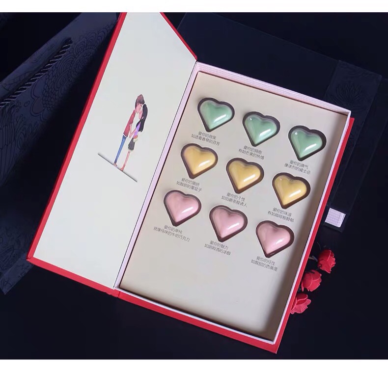 Paperboard Divider Recyclable Empty Chocolate Boxes Custom Packaging