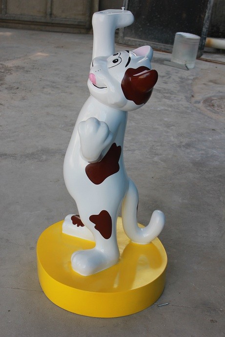 Outdoor Garden deco cartoon statue cat statue in garden/ plaza/ shopping mall