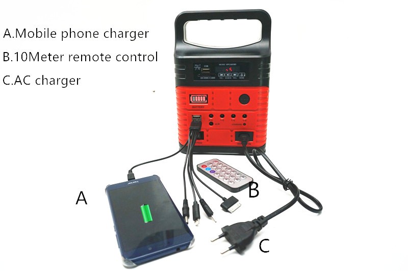 ODM Commercial 10 Watt Solar Energy Light System 8Hrs To 30Hrs