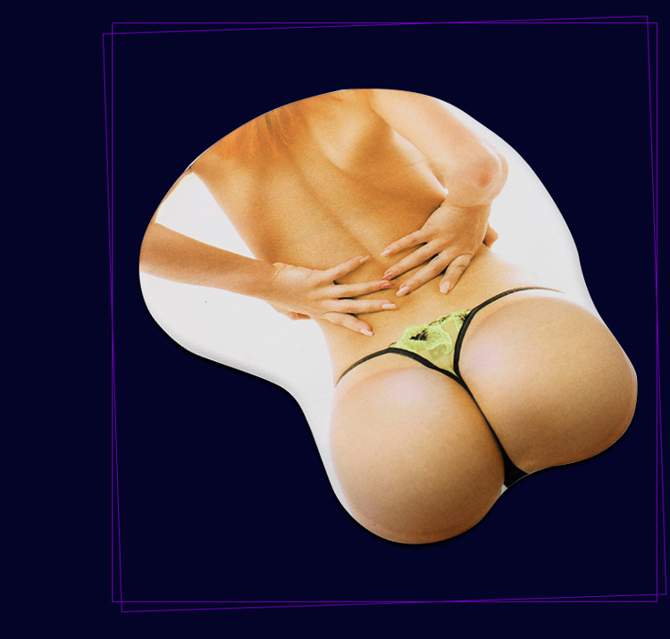 Appealing Ergonomic 3D Mouse Pad , Anime Mouse Pad With Wrist Support