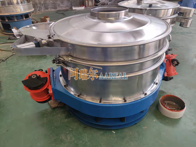 Stainless Steel Low-profile Inline Vibrating Control Sieve for PVC Particles and Powders