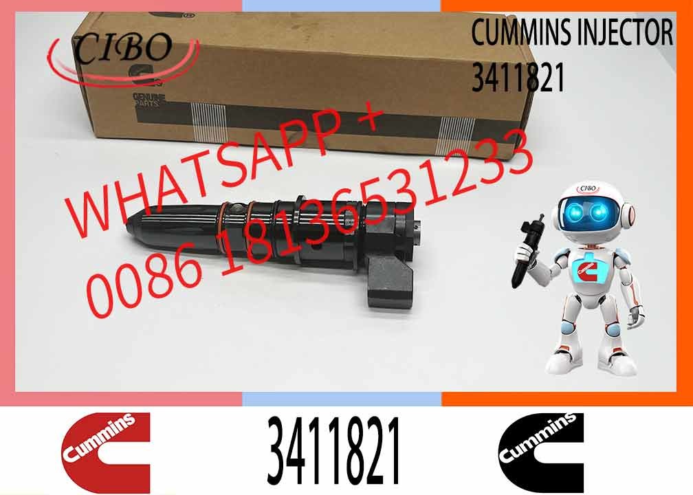 3411821 OE Quality Brand New Diesel Common Rail Fuel Injector Assembly 3411821 For C-ummins M11 Engine