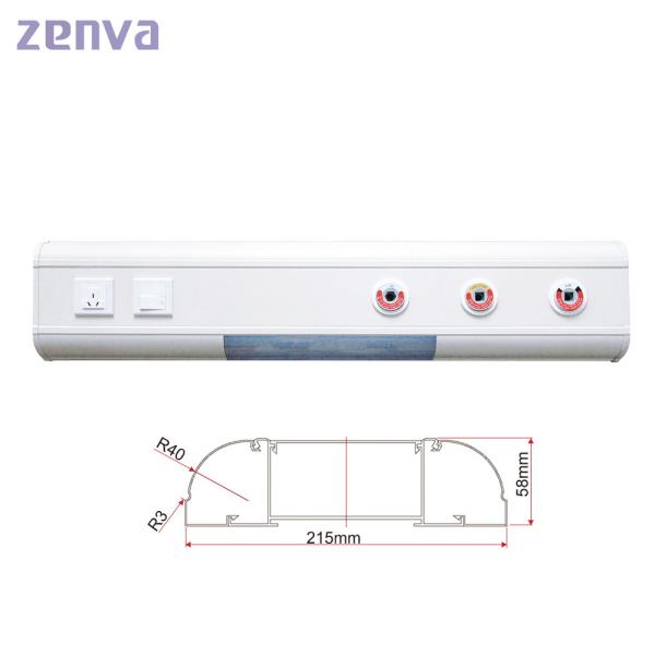 Medical Hospital Bed Head Unit Panel For Oxygen Supply System