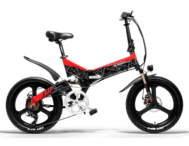 G650 Foldable 20 Inch Electric Bike Rear Suspension Alloy Crown Suspension Fork