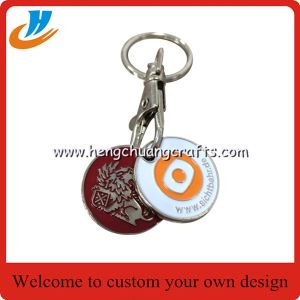 M shape metal keychain alphabet metal keychain keyring with silver plated