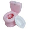Buy cheap Pink Plastic Baby Potty Toilet EN71 Certified Pure Color Design Custom Logo from wholesalers