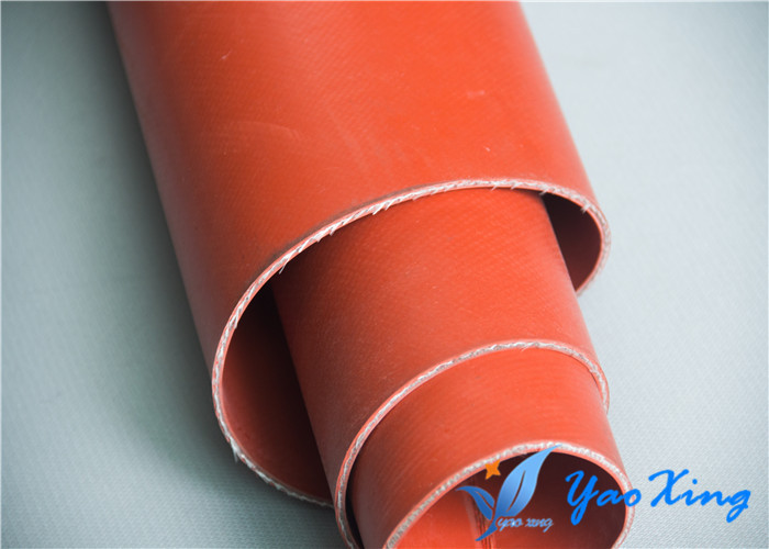 Aging Resistant Silicone Coated Fiberglass Fabric Two Sides Silicone Rubber Coated Glass Fabric