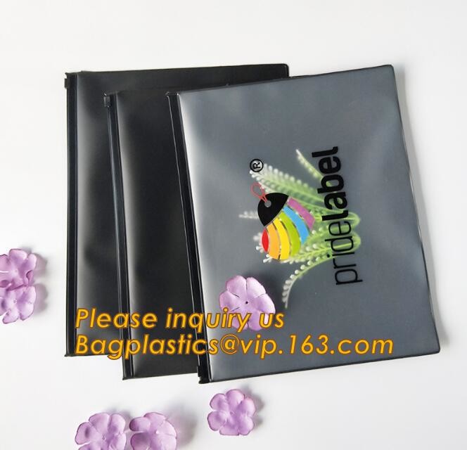 Plastic Bag OEM Custom PVC Loop Handle Image Printed Plastic Shopping Bag,Promotional Clear Waterproof Plastic Cosmetic
