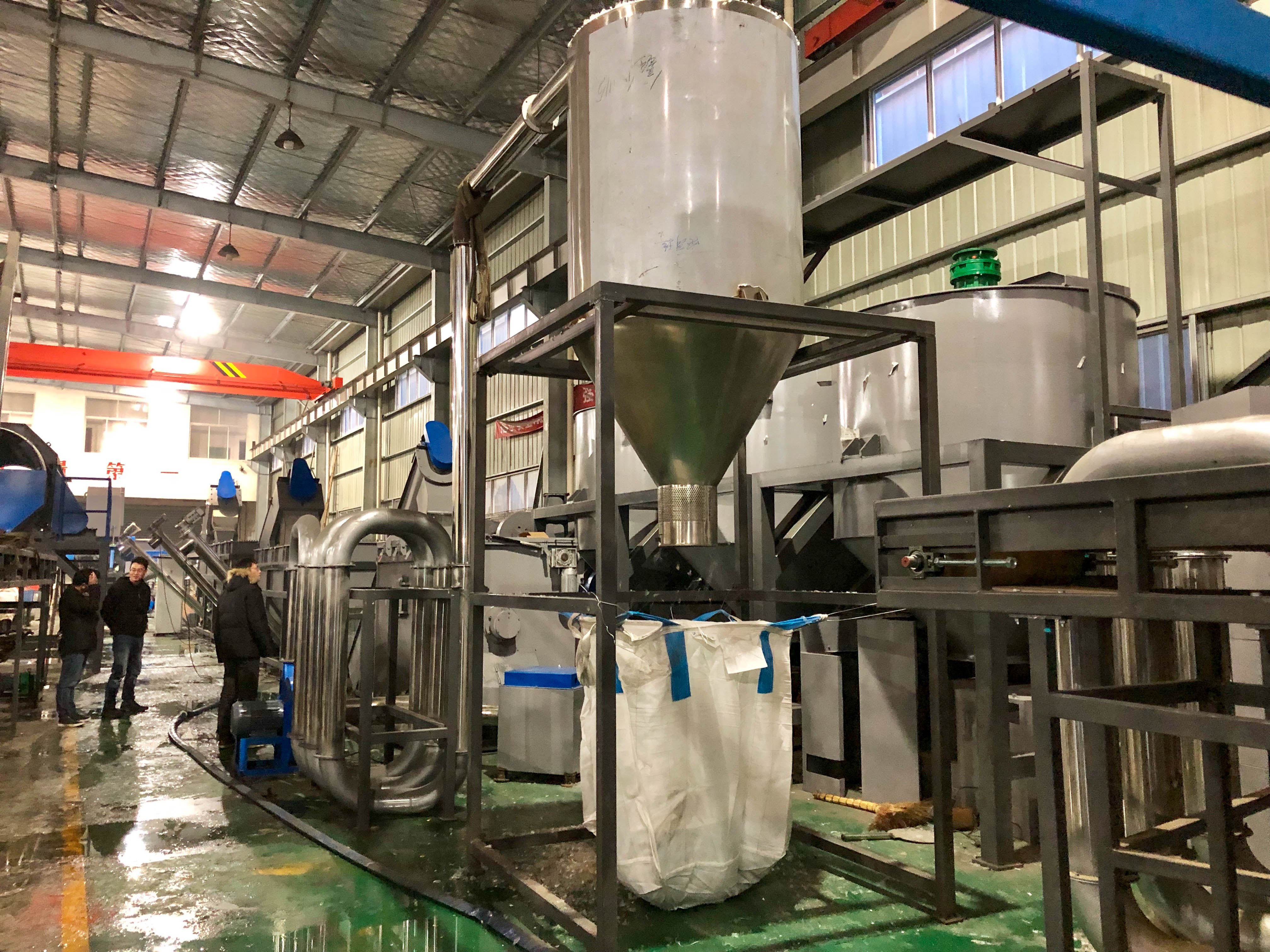 Prewasher Plastic Film Recycling Machine 3000kg/H Agricultural LDPE Washing Line