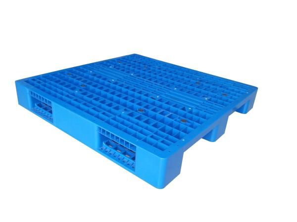 Anti Slip Three Skids Industrial Plastic Pallet , Recycled Plastic Shipping