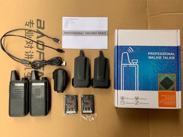 BF-R5 Mini Two Way Radio OEM 2W Colorful UHF 400-470Mhz USB Charge One Pair