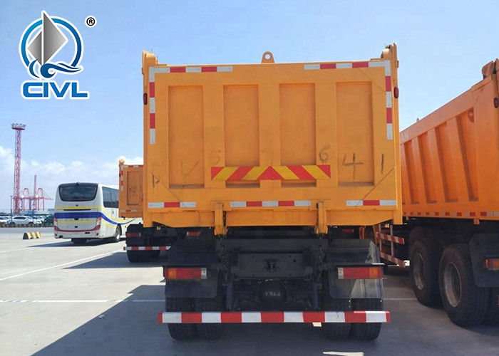 Sinotruk Howo 6x4 Dump Truck 336-371hp , Loading Mud , Sand , Stone