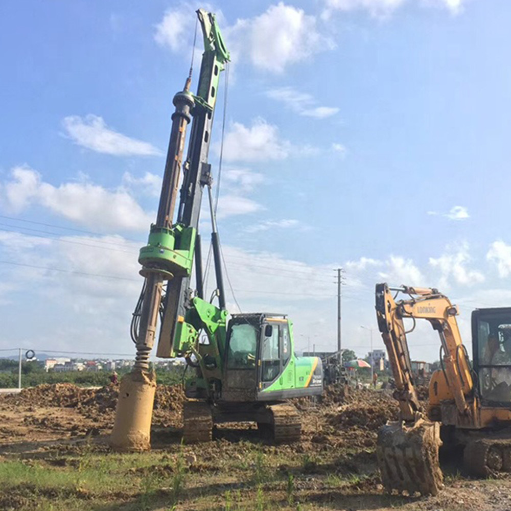 20m 48m/Min Bore Pile Machine Hydraulic Rotary Piling Rig CE