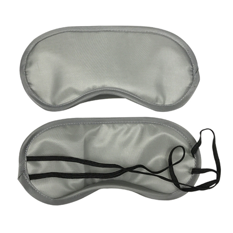 Polyester 3D Sleeping Eye Mask Silk Screen Imprint Blackout Eye Covers