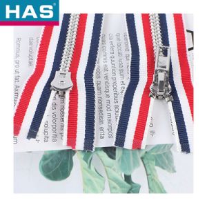 #12 Stainless Steel Zippers Customizable Metal Open End Zipper Durable