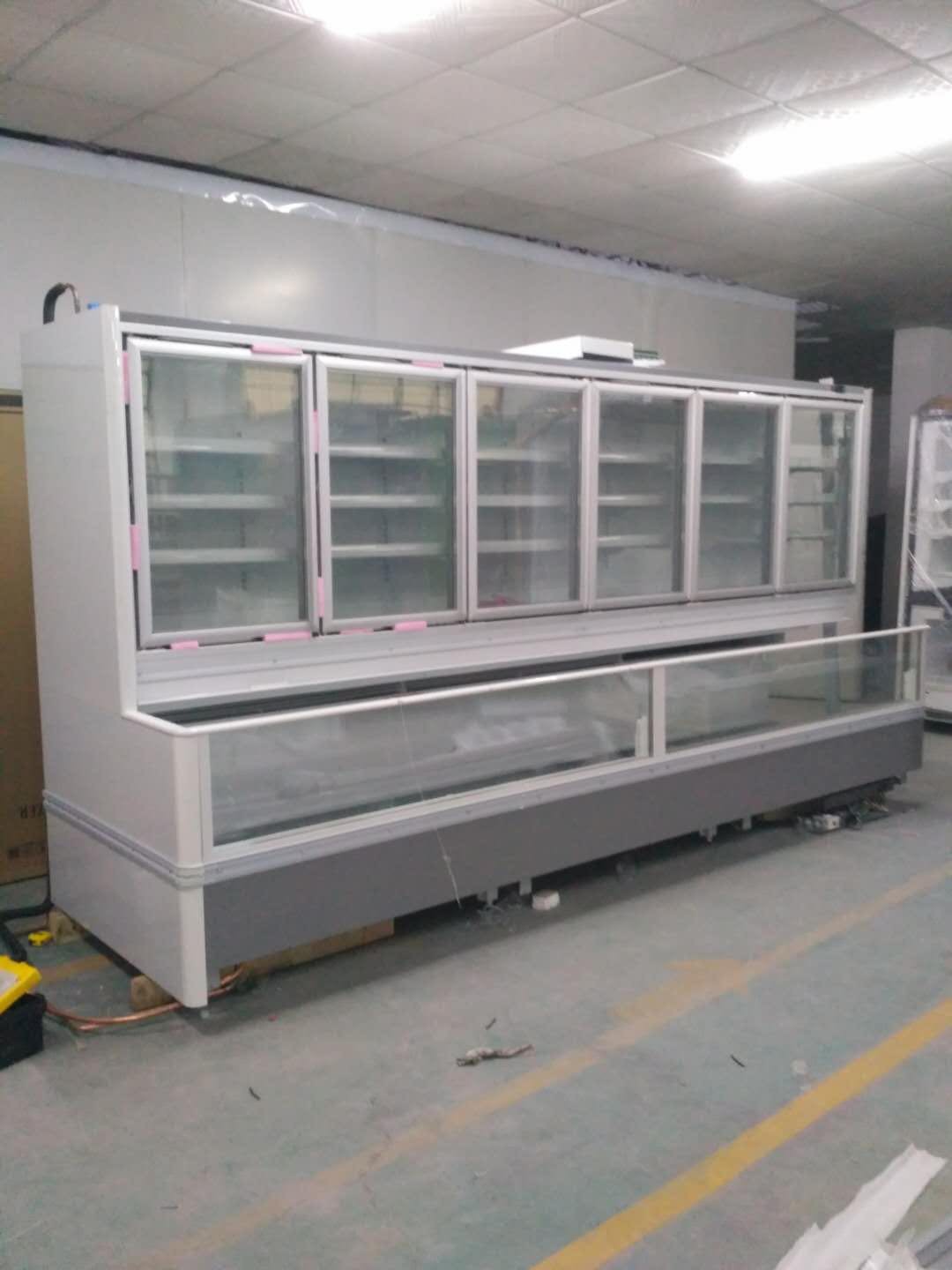 Famous Brand Compressor Combination Display Fridge Freezer With 3 / 4 Doors