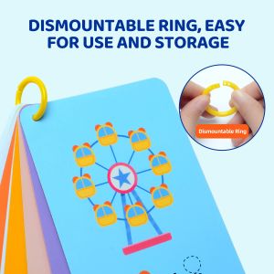 ASTM F963-17 Pen Control Tracing Flashcards For Learning Writing Patterns /