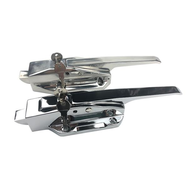 Cam Lift Cold Storage Doors , Cold Storage Door Locks Silver White Color Zinc