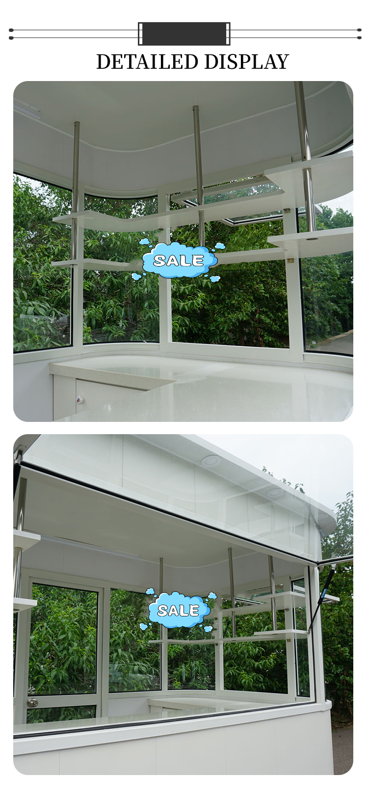 40kms per hour Vacuum Tire Ice Cream Food Cart for Customized Mobile Catering