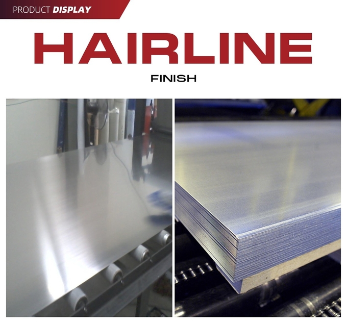 SUS 201 304 HL/Hairline Surface Finished Stainless Steel Sheet Price Per Ton in China