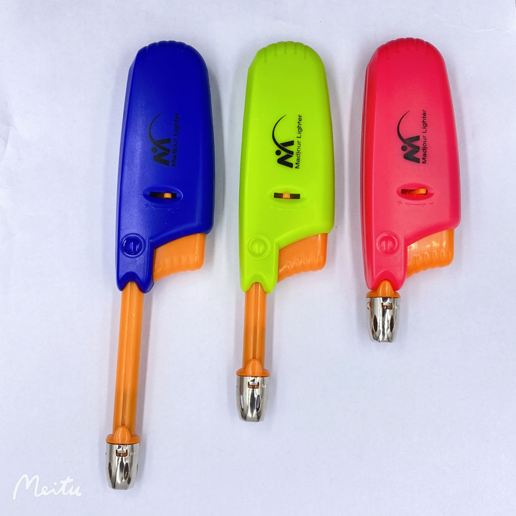 BBQ Grill Lighter Refillable Butane Gas Candle Kitchen Stove Lighter