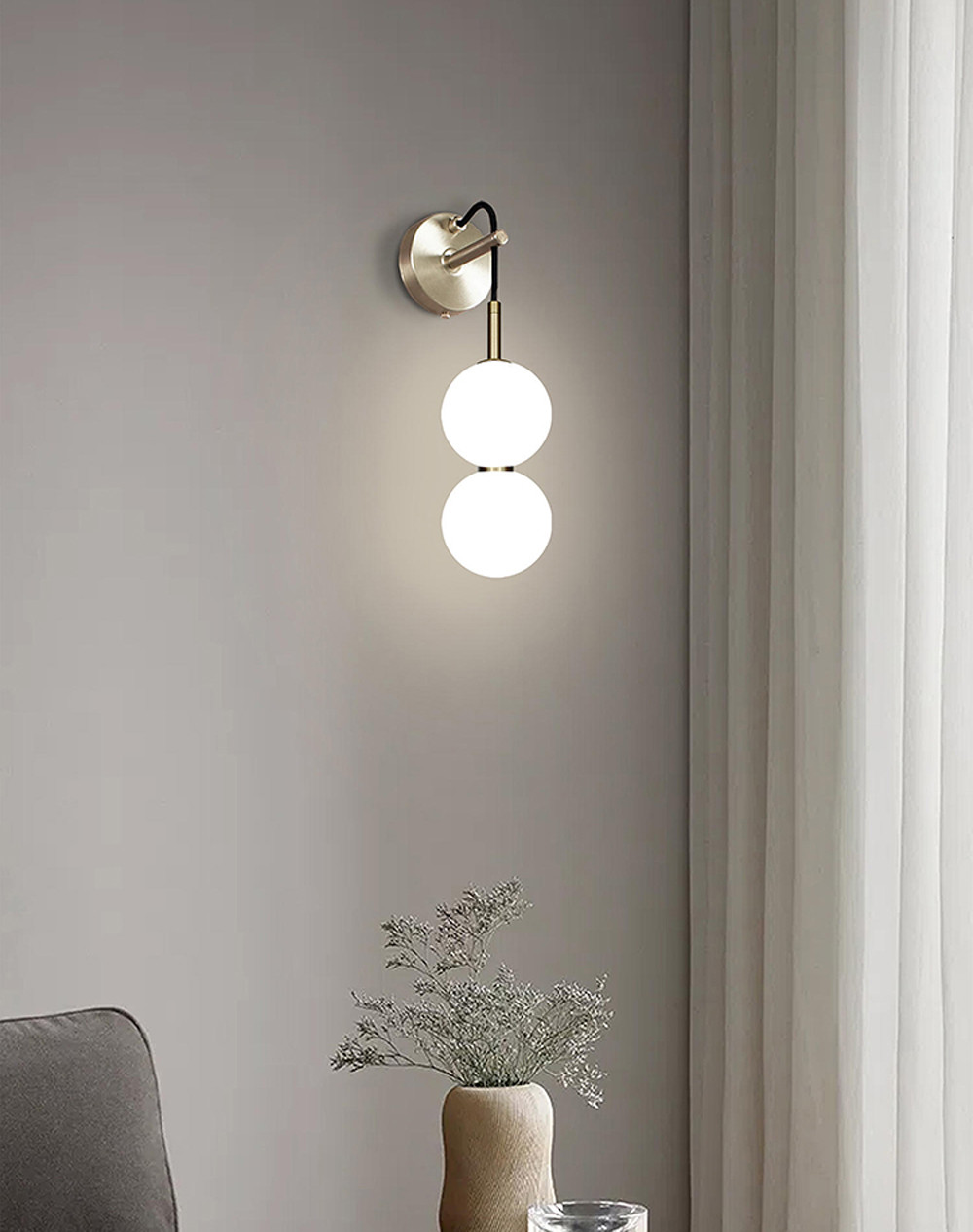 Glass Pendant Light Post-modern Pendant Lamp Bedside Living Room stairwell pendant lights(WH-AP-559)