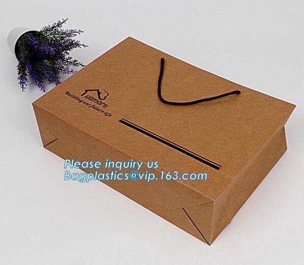 Luxury paper bags with handles Different Sizes,250gsm art paper shopping carrier bag custom printing with handle rope