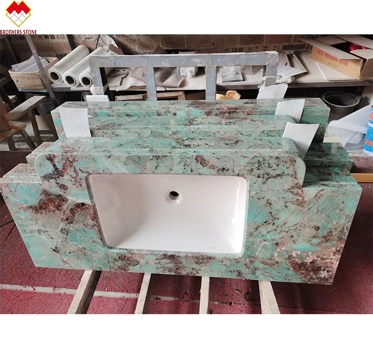 Big Slab Multicolor verde guatemala Green Marble Dinner Table Coffee Table For Villa
