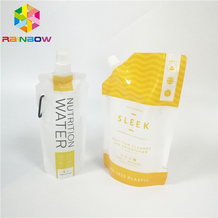 Heat Seal Baby Food Spout Pouch Packaging Beverage Bag 10 Colors Customized Size