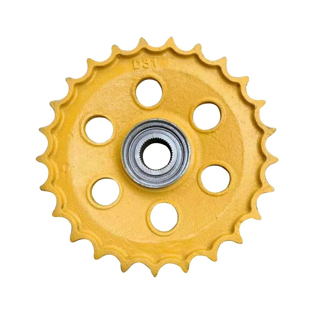 Excavator sprocket replacement for undercarriage parts