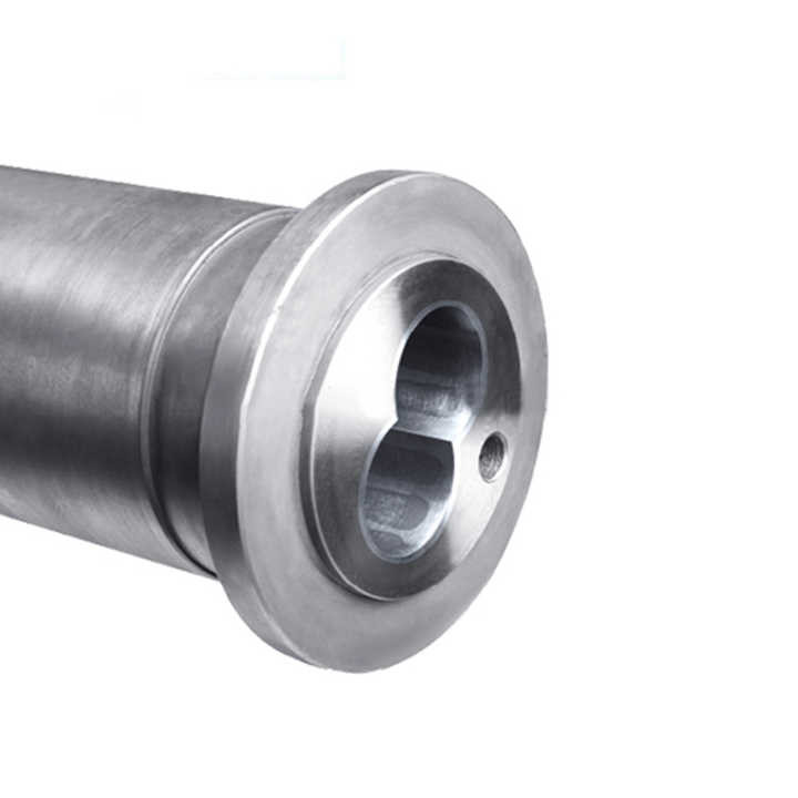 Full Automatic Bimetallic Screw Barrel 38CrMoAIA 1000mm For Twin Screw Extruder