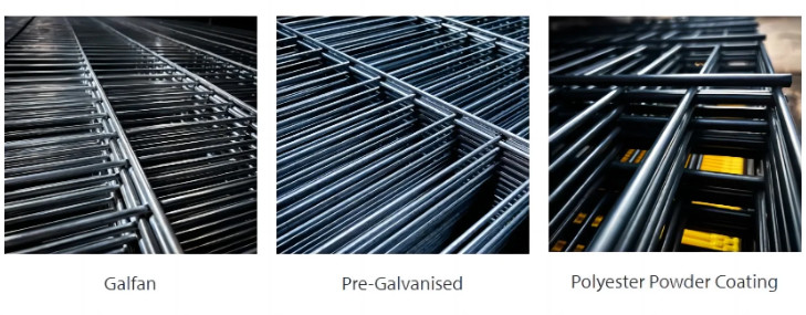2D Twin Wire Galvanized Security Fence Double Steel Welded Wire Mesh Fence Panels