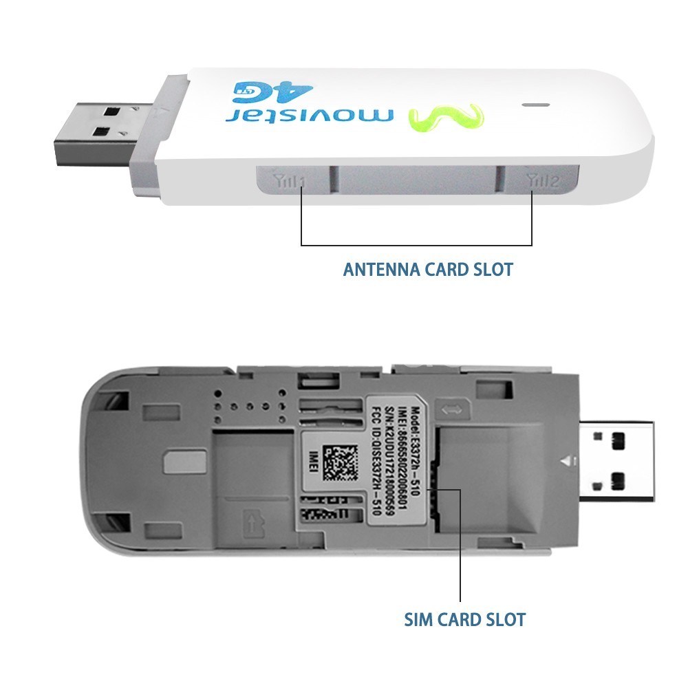 Unlocked Huawei E3372h-510 LTE/4G 150 Mbps USB Dongle