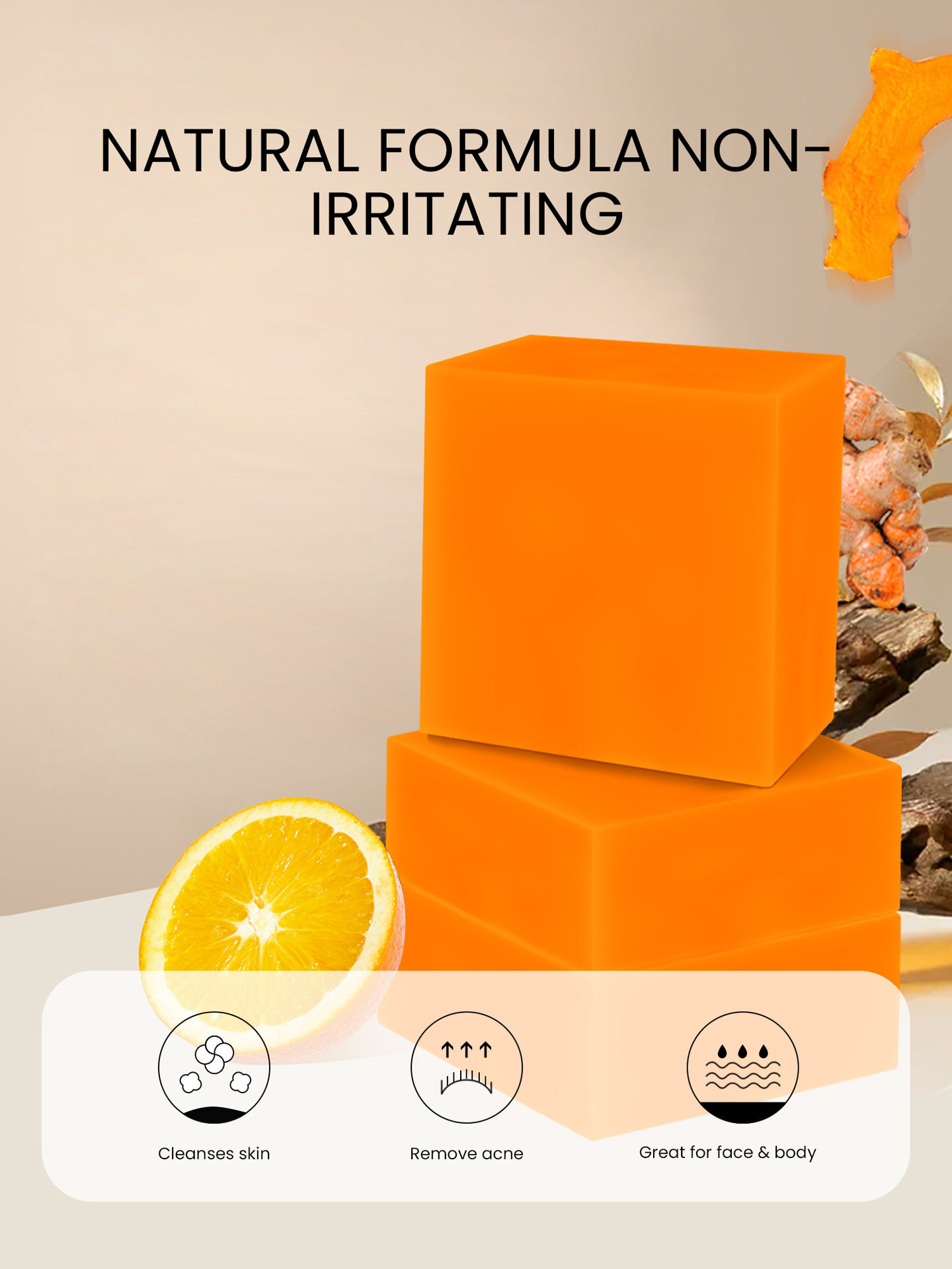 Custom White Refreshing Organic Body Bath Facial Skin Care Handmade Soap Manufacturing